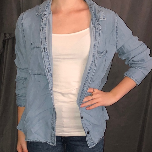 Denim Button-up - Picture 1 of 2